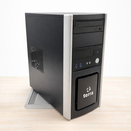TERRA Business Desktop PC – Intel Pentium G4600 3.6GHz | 8GB RAM | 1TB (SSD&HDD) | DVD-RW | Windows 11 Pro | Refurbished