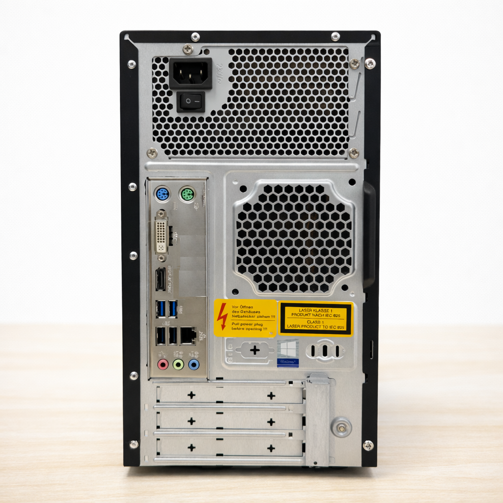 TERRA Business Desktop PC – Intel Pentium G4600 3.6GHz | 8GB RAM | 750 GB (SSD&HDD) | DVD-RW | Windows 11 Pro | Refurbished (Kopie)